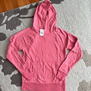 🆕 J. Crew Crewcuts Boys Pullover Fleece Hoodie Size 12 Faded red